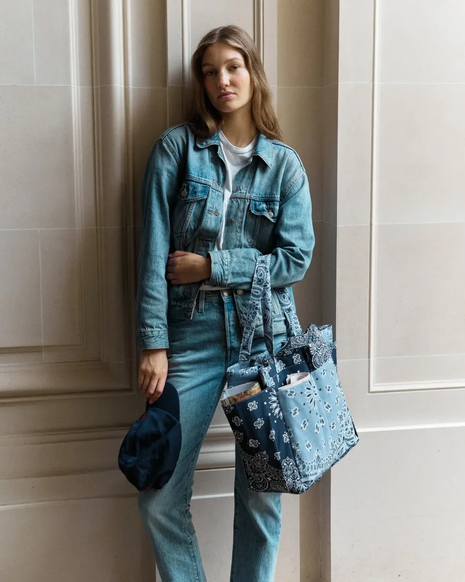 Sac Picnic - Chambray / Navy – Image 5