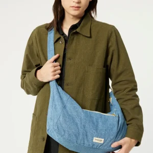 Charlot le sac Crossbody - Denim Clair recyclé