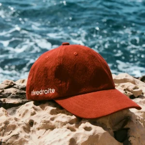 Colette la casquette - Coton recyclé Rouge vibrant