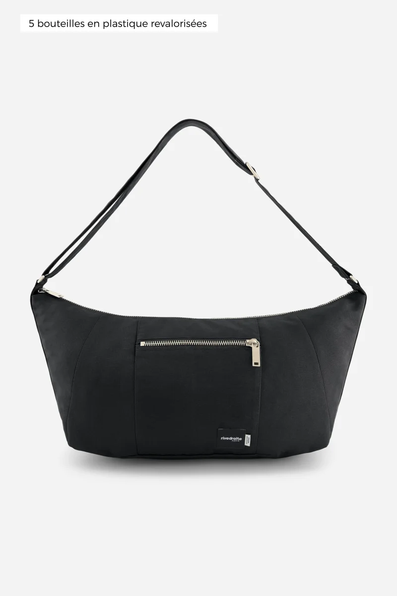 Charlot le sac Crossbody - Polyester recyclé Noir