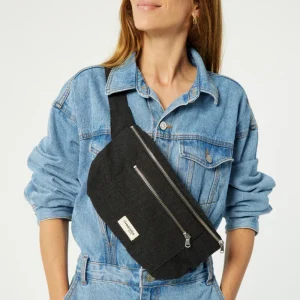 Orsel le sac banane grand format - Coton recyclé Noir