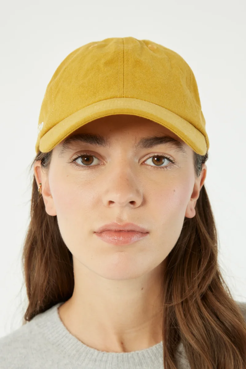 Colette la casquette - Coton recyclé Moutarde – Image 2