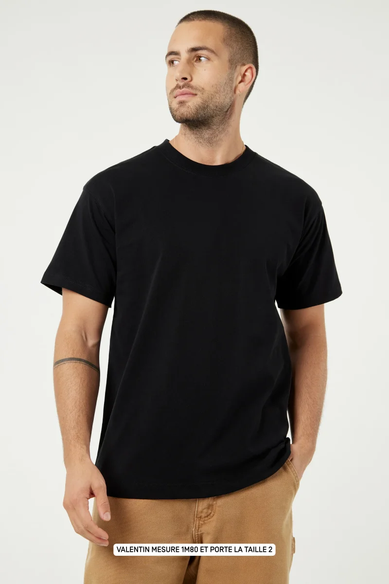 Pigalle le t-shirt Rivedroite Club - Coton recyclé Noir – Image 4