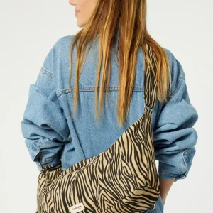 Charlot le sac Crossbody - Coton recyclé Zèbre
