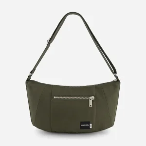 Mini Charlot le sac Crossbody - Polyester recyclé Vert Kaki