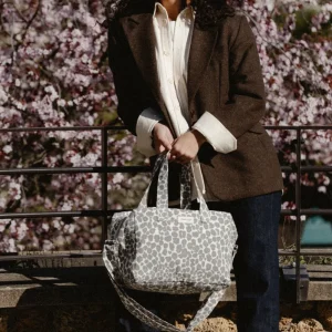 Sauval le city bag - Polycoton recyclé Léopard Gris