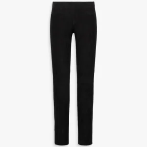 Pantalon en daim noir