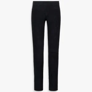 Pantalon en daim marine