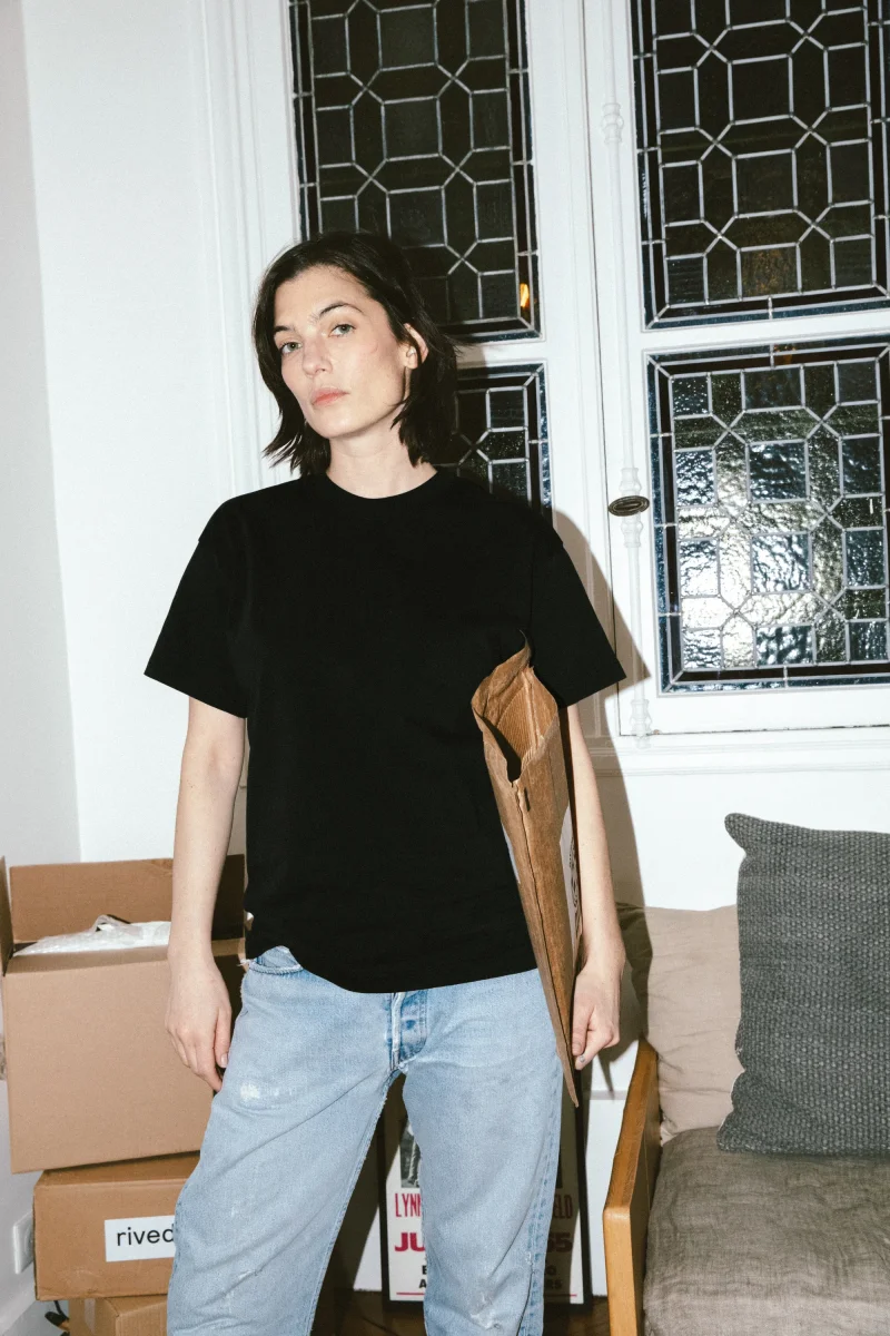 Pigalle le t-shirt - Coton recyclé Noir – Image 6