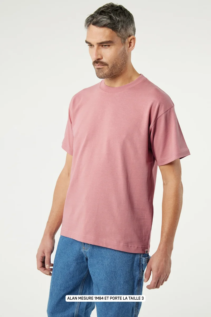 Pigalle le t-shirt Rivedroite Club - Coton recyclé Bois de Rose – Image 4