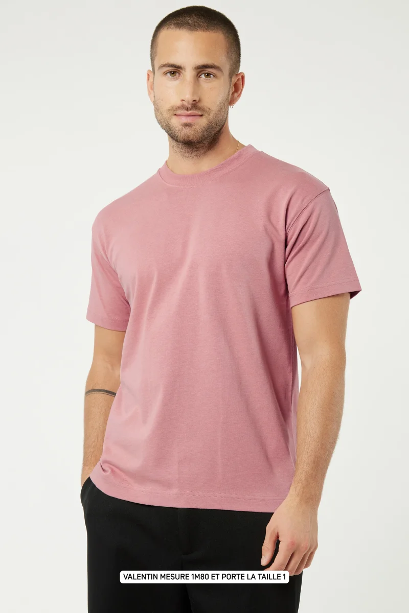 Pigalle le t-shirt - Coton recyclé Bois de Rose – Image 4