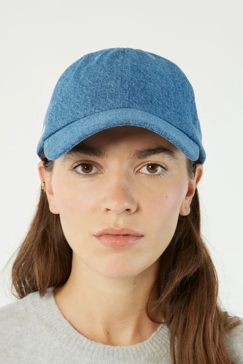 Colette la casquette - Denim Clair recyclé – Image 2