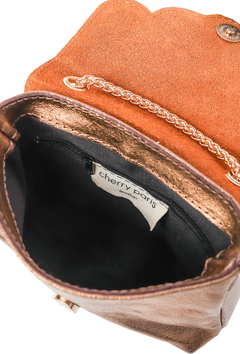 Sac Pochette MINI PIA METAL - Bronze – Image 6