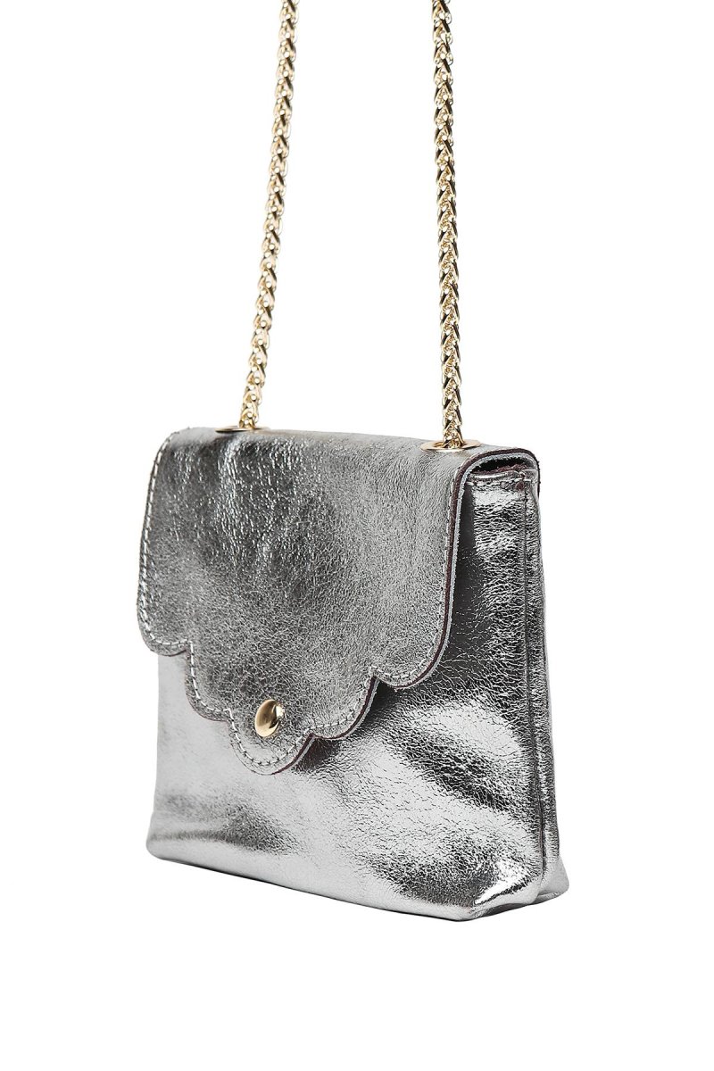Sac Pochette MINI PIA METAL - Argent – Image 4