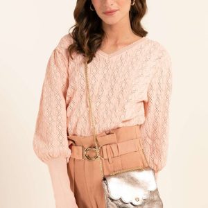 Sac Pochette MINI PIA METAL - Etain