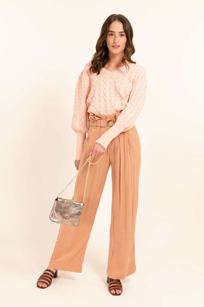 Sac Pochette MINI PIA METAL - Etain – Image 5