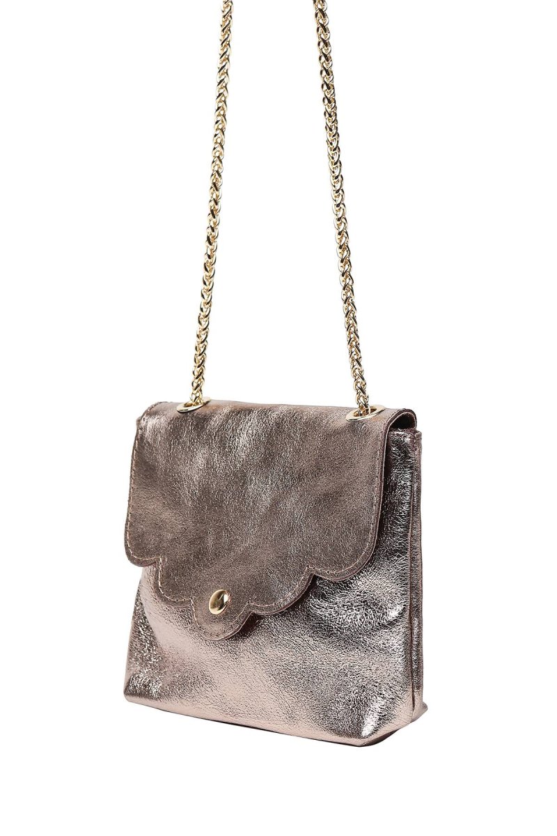 Sac Pochette MINI PIA METAL - Etain – Image 9