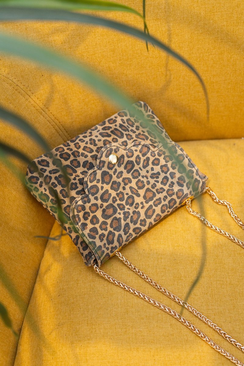 Sac MINI PIA LEOPARD - Léopard taupe – Image 4