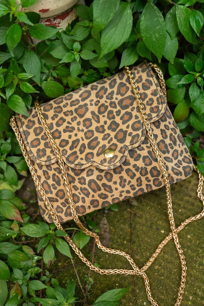 Sac MINI PIA LEOPARD - Léopard taupe – Image 3