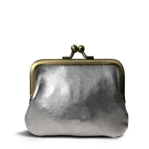 Porte-monnaie sac DALLA MÉTAL - Argent