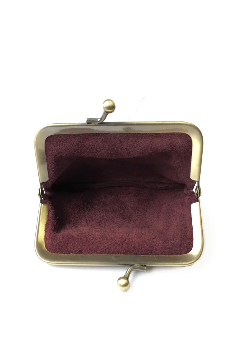 Porte-monnaie sac DALLA GRAINÉ - Bordeaux – Image 4