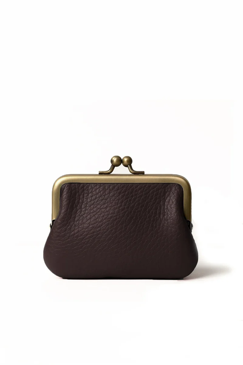 Porte-monnaie sac DALLA GRAINÉ - Chocolat – Image 2