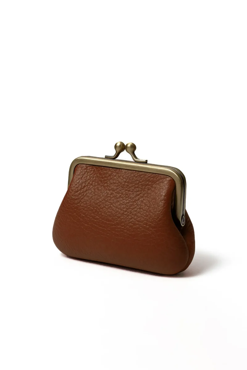 Porte-monnaie sac DALLA GRAINÉ - Cognac – Image 3