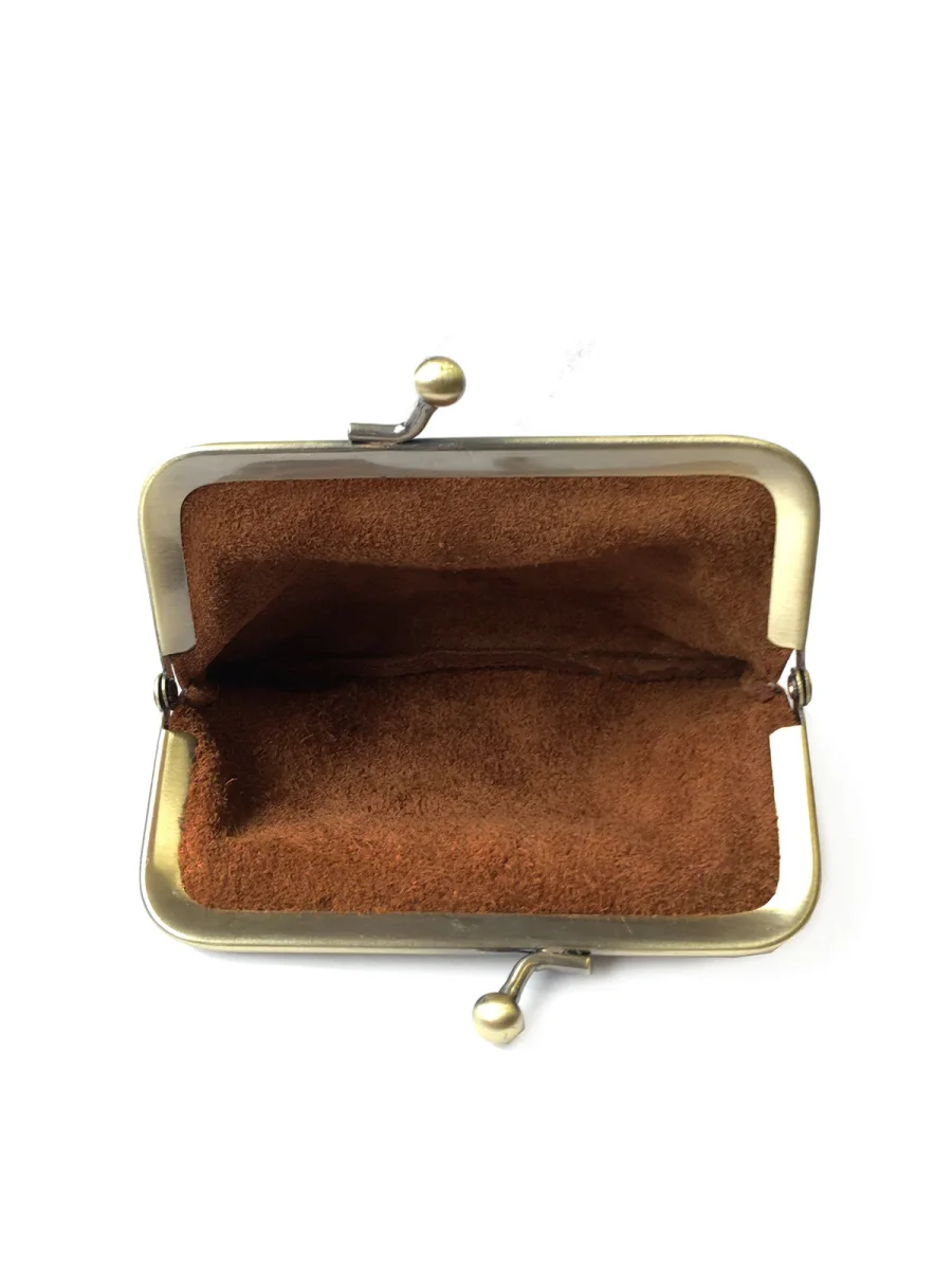 Porte-monnaie sac DALLA GRAINÉ - Cognac – Image 4