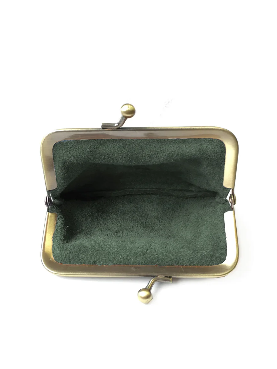 Porte-monnaie sac DALLA GRAINÉ - Kaki – Image 4