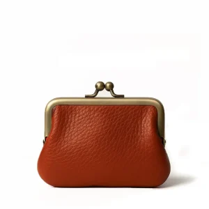 Porte-monnaie sac DALLA GRAINÉ - Rouille