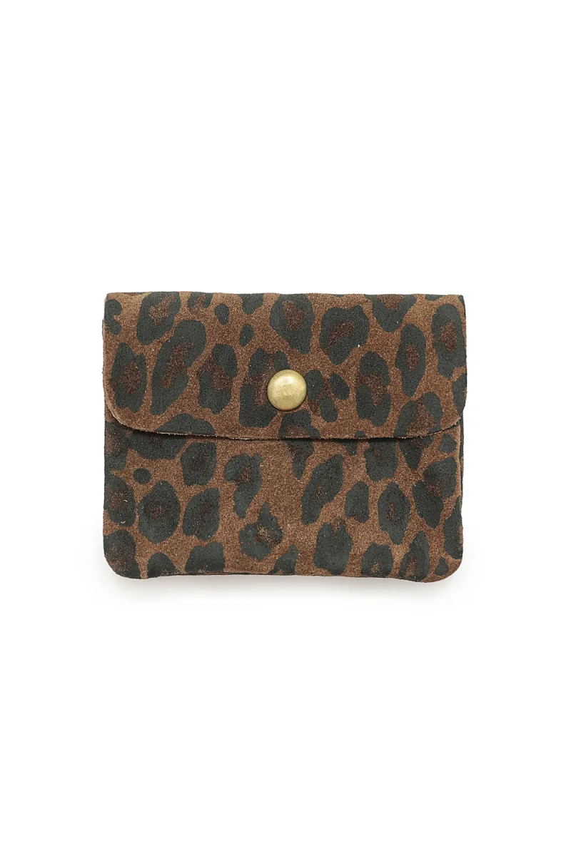 Sac Porte-monnaie LUCE LEOPARD - Marron – Image 2