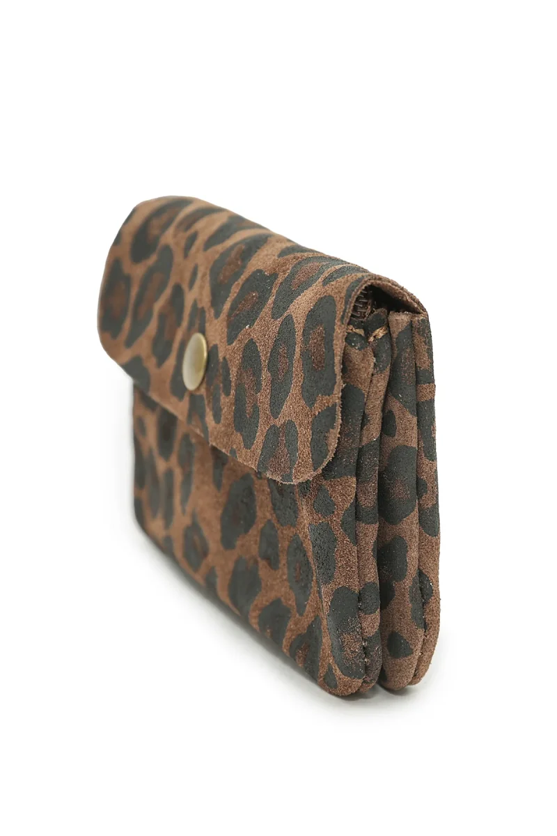 Sac Porte-monnaie LUCE LEOPARD - Marron – Image 4