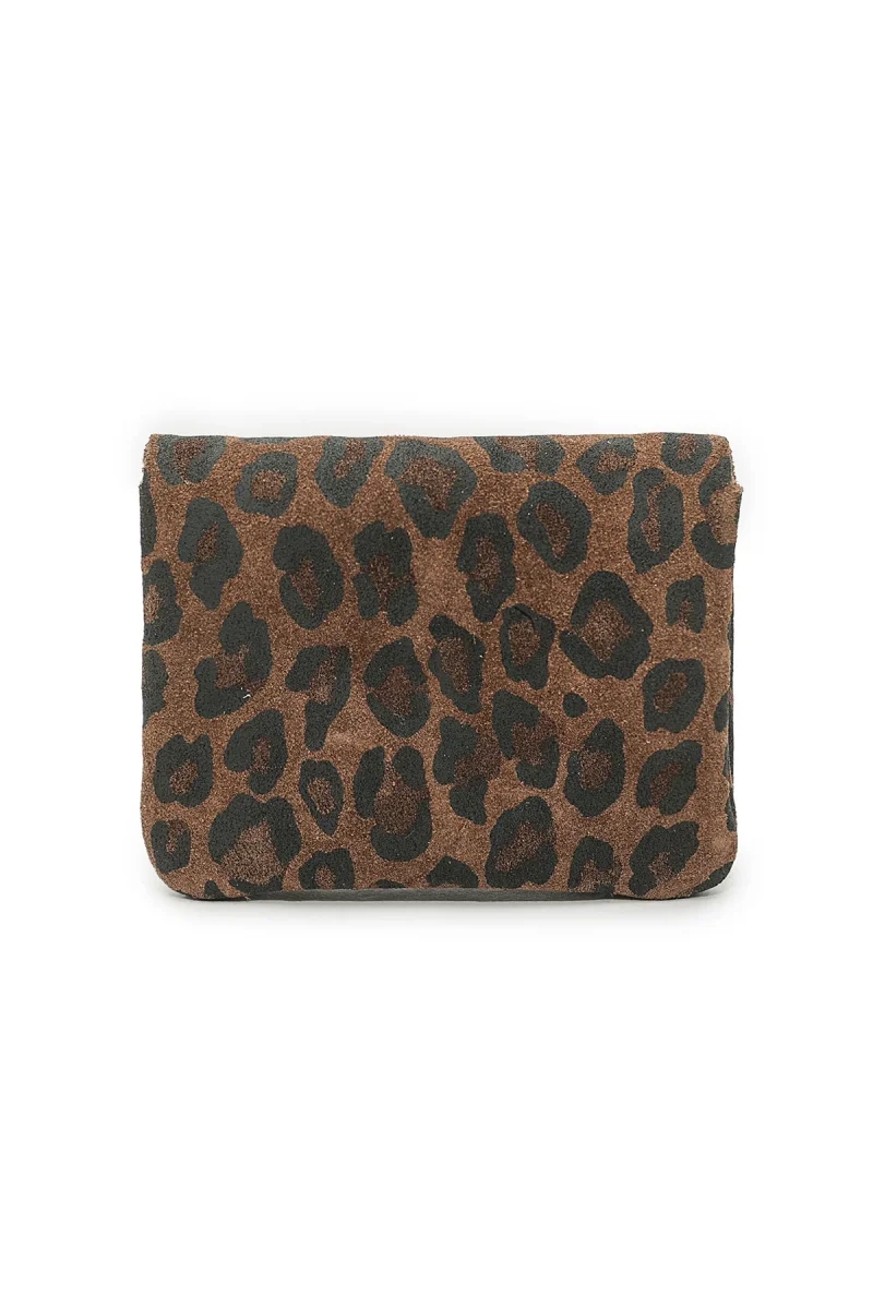 Sac Porte-monnaie LUCE LEOPARD - Marron – Image 5