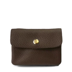 Sac Porte-monnaie LUCE GRAINÉ - Chocolat
