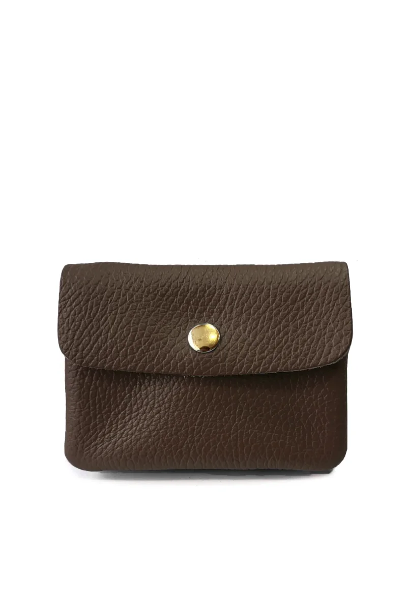 Sac Porte-monnaie LUCE GRAINÉ - Chocolat – Image 2