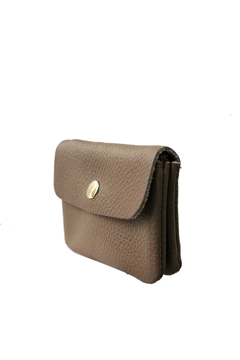 Sac Porte-monnaie LUCE GRAINÉ - Taupe foncé – Image 3