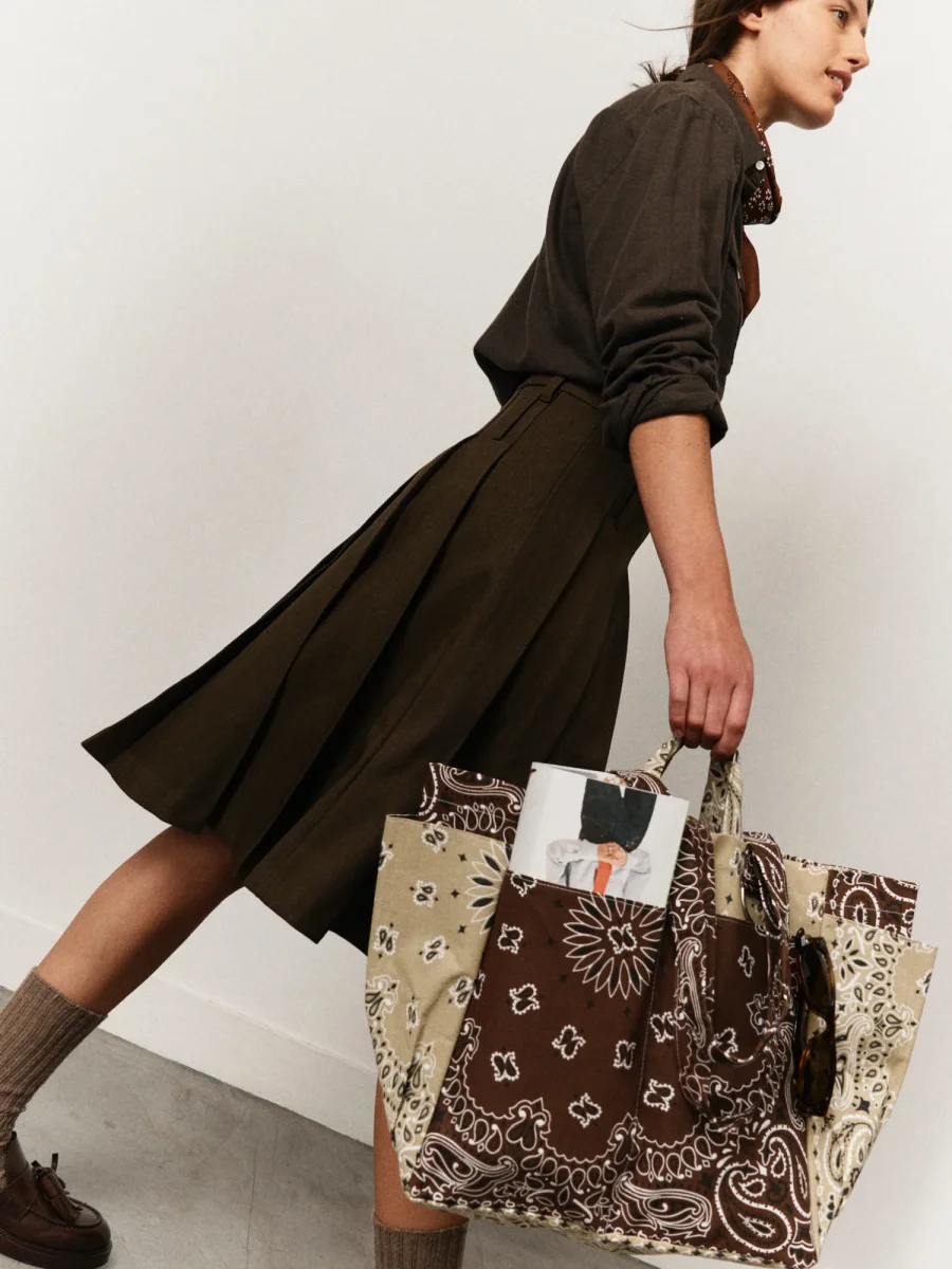 Sac Picnic - Marron / Beige – Image 3
