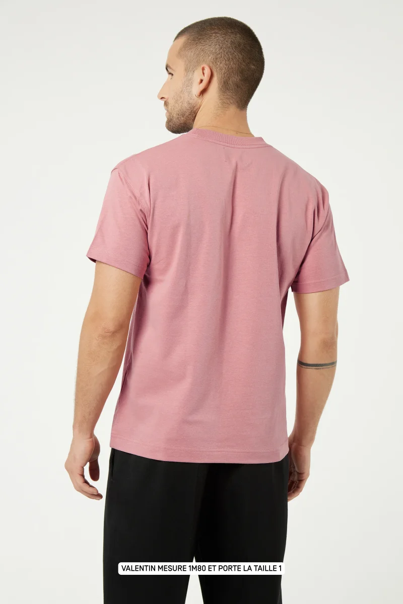 Pigalle le t-shirt - Coton recyclé Bois de Rose – Image 6