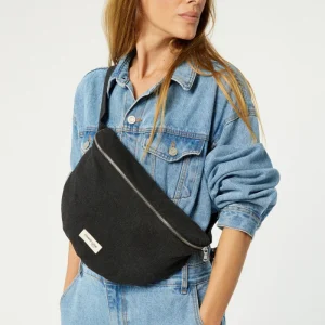 Custine XL le sac banane - Coton recyclé Noir