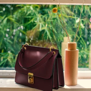 Sac à main RITA - Bordeaux