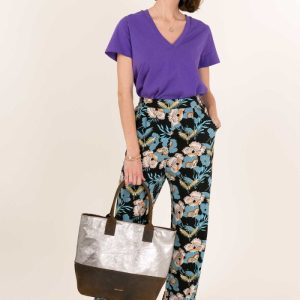 Sac cabas CORALIE - Argent