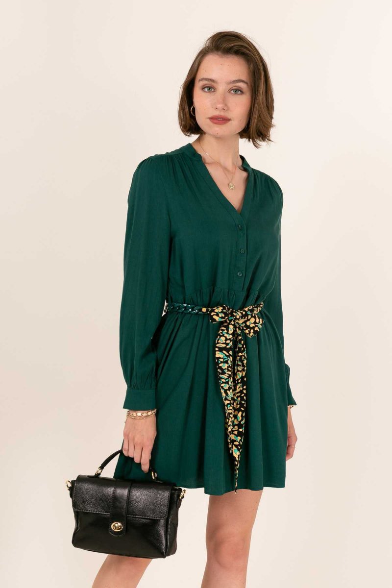 Sac à main cartable CECILIA - Noir