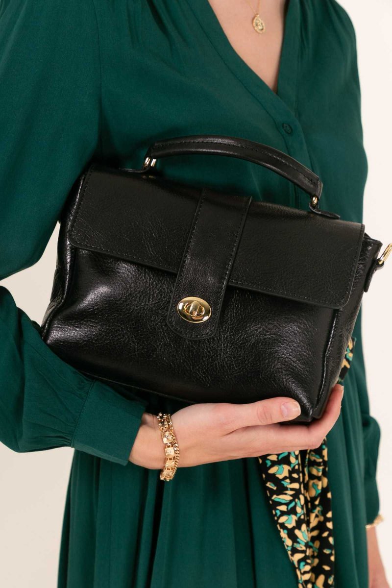 Sac à main cartable CECILIA - Noir – Image 3