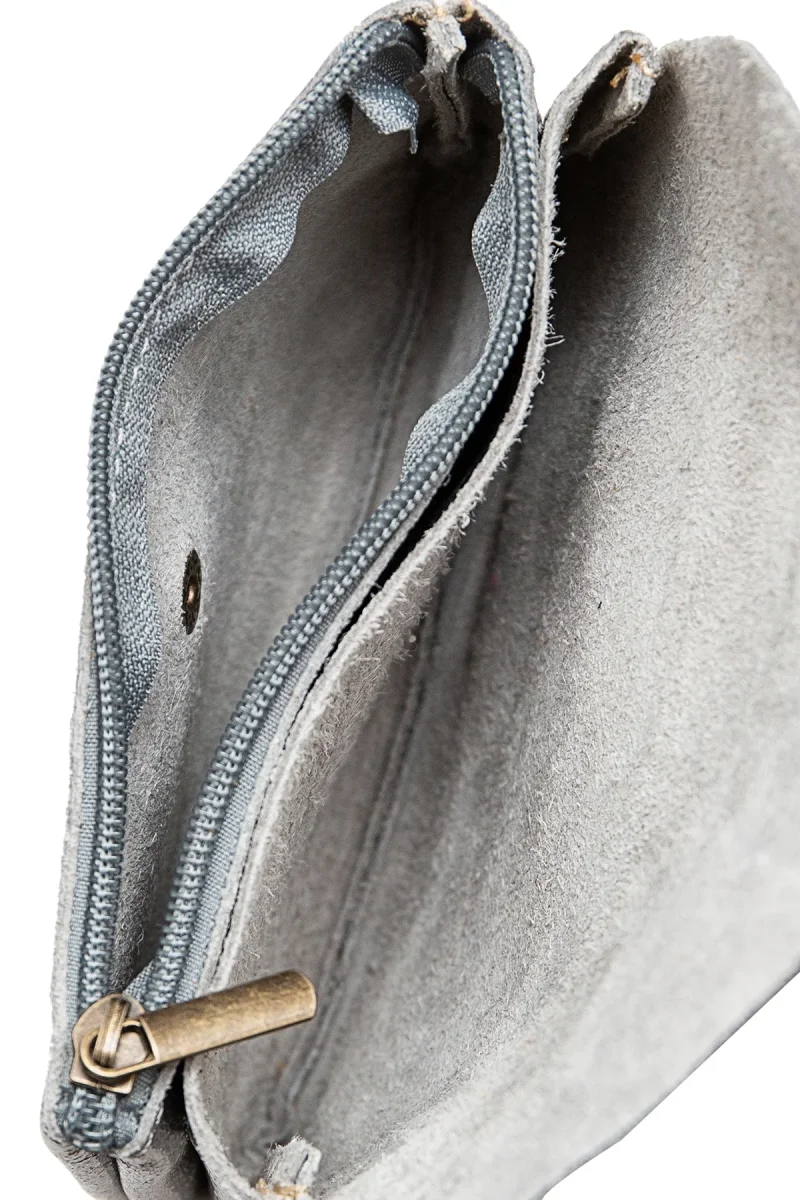 Sac pochette porte-monnaie KEREN METAL - Argent – Image 4