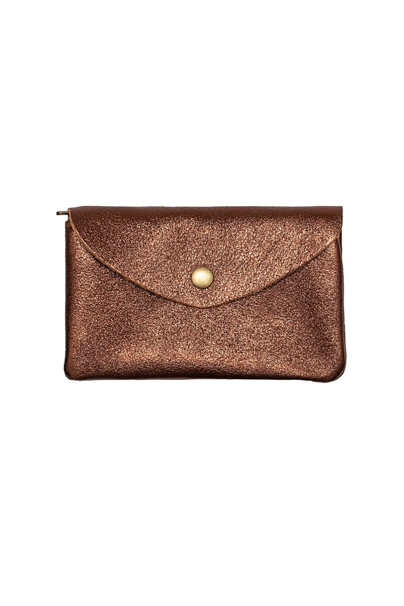 Sac pochette porte-monnaie KEREN METAL - Bronze – Image 2