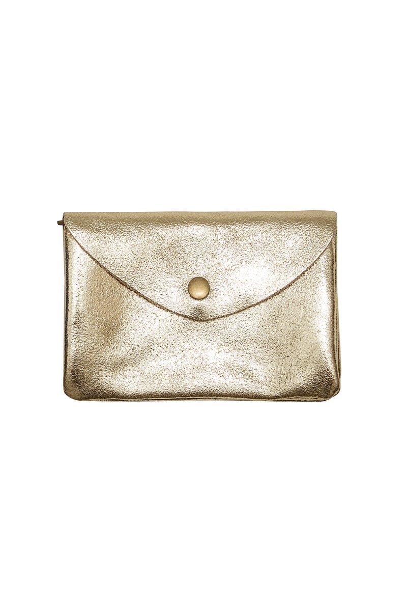 Sac pochette porte-monnaie KEREN METAL - Doré – Image 2