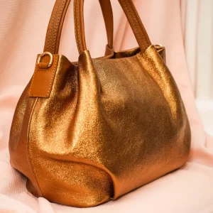 Sac à main CLELIA METAL - Bronze