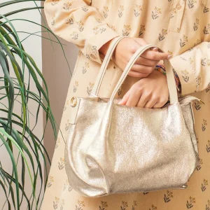 Sac à main CLELIA METAL - Doré