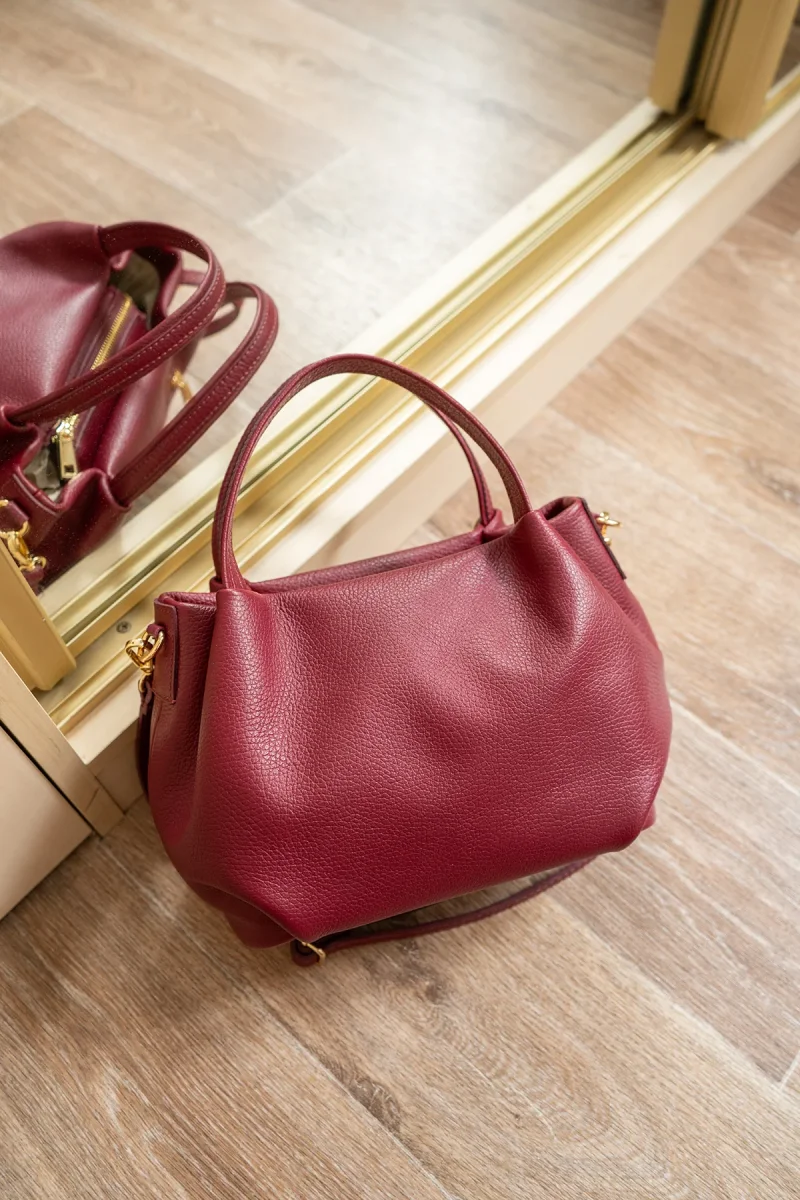 Sac à main CLELIA - Bordeaux