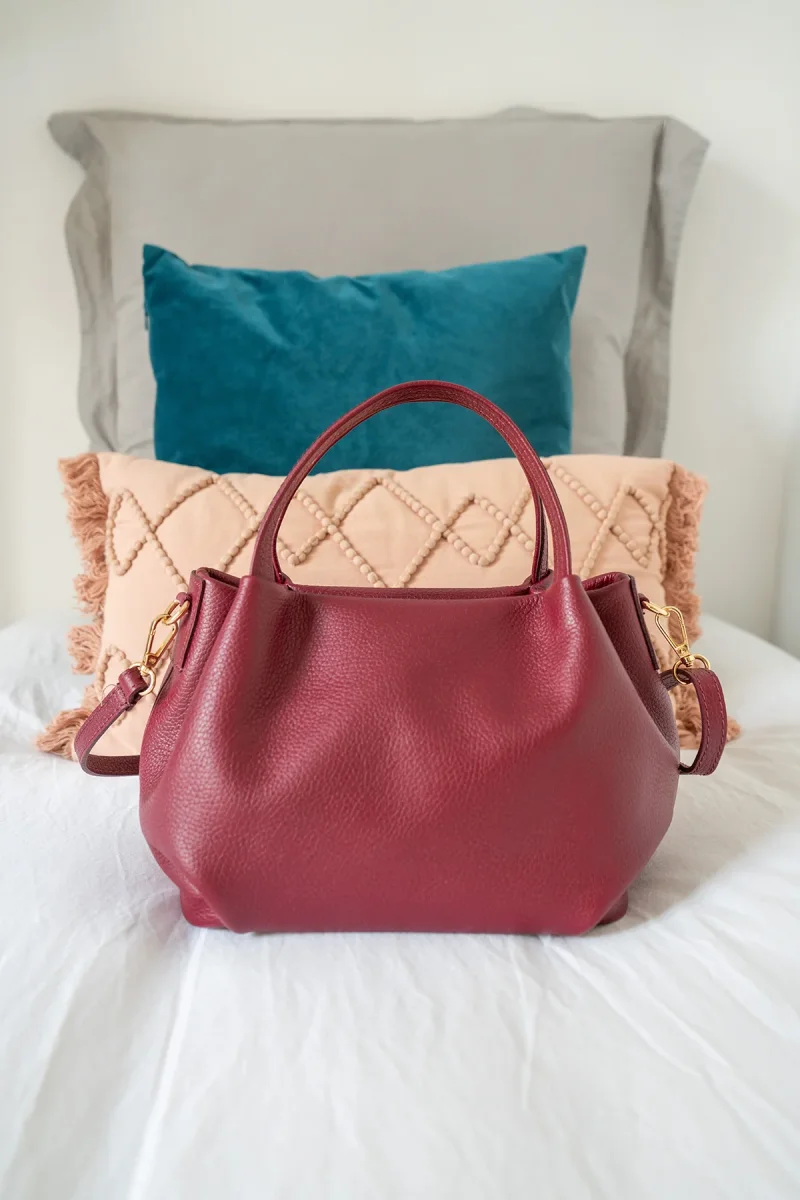 Sac à main CLELIA - Bordeaux – Image 3